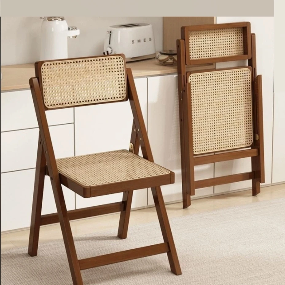 Foldable Dining Chair Bamboo Portable Modern Comfortable Dining Chairs Minimalist Relaxing Rattan Chair Home Interior Furniture
Foldable Dining Chair Bamboo Portable Modern Comfortable Dining Chairs Minimalist Relaxing Rattan Chair Home Interior Furniture