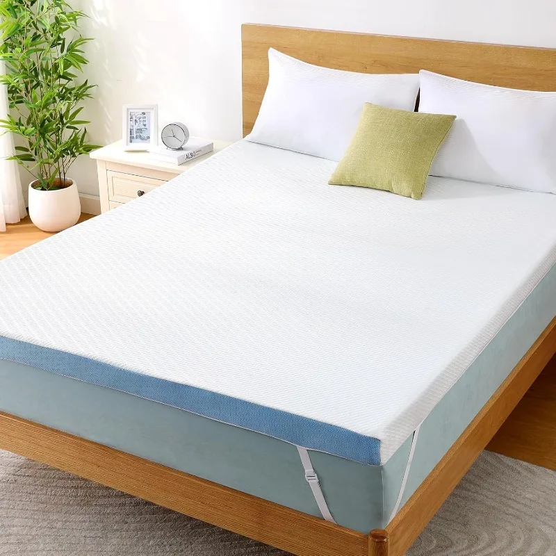 Queen Mattress Topper, 3-Inch Gel Memory Foam Mattress Pad, Bed Topper for Body Pain Relief, with Removable Cover & Elastic
Queen Mattress Topper, 3-Inch Gel Memory Foam Mattress Pad, Bed Topper for Body Pain Relief, with Removable Cover & Elastic
