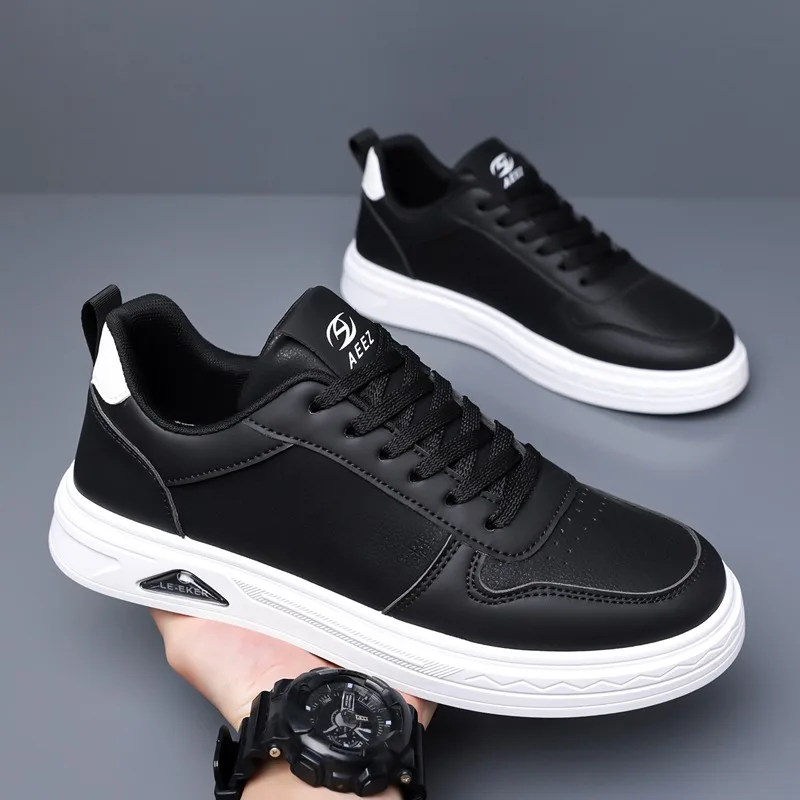 Fashion Leather Men White Sneakers Breathable Comfort Classic Casual Shoes Mens Women Outdoor Walking Shoes Couple Footwear Size
Fashion Leather Men White Sneakers Breathable Comfort Classic Casual Shoes Mens Women Outdoor Walking Shoes Couple Footwear Size