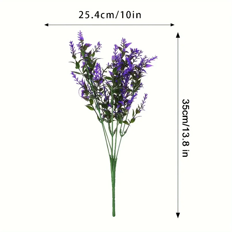 12Pcs Bundles Artificial Lavender Flowers, Outdoor Flowers Uv Resistant Artificial Plants, Fake Shrubs Flowers Greenery Bushes
12Pcs Bundles Artificial Lavender Flowers, Outdoor Flowers Uv Resistant Artificial Plants, Fake Shrubs Flowers Greenery Bushes