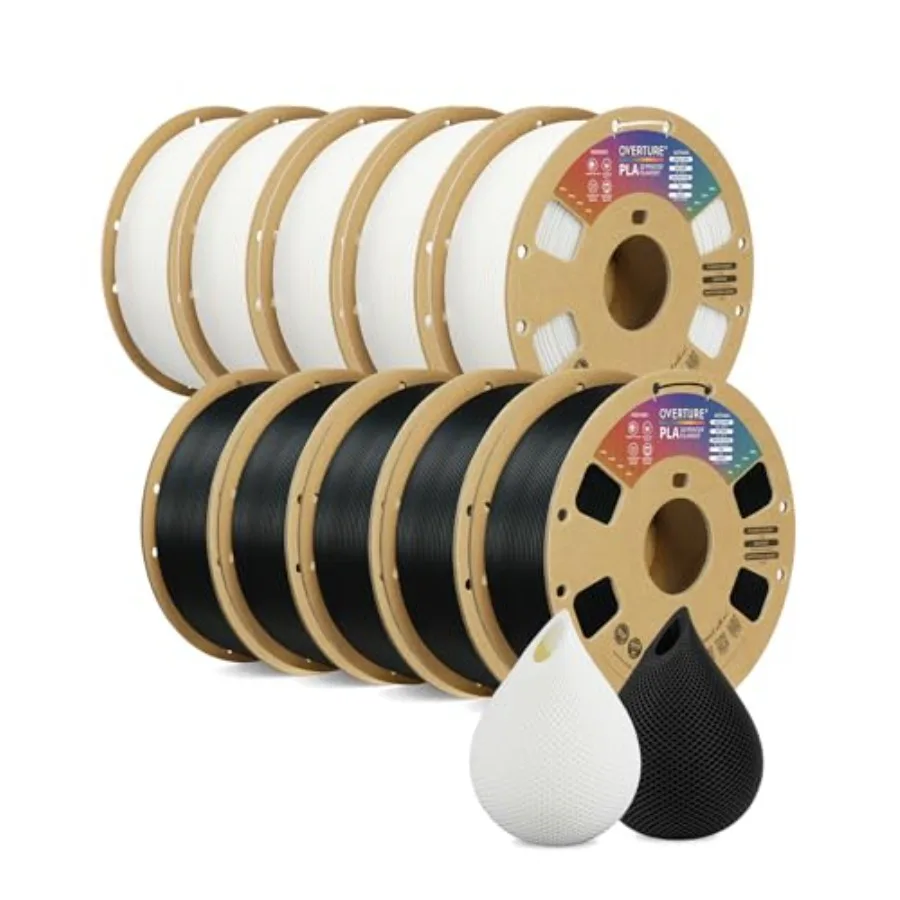 3D printing application PLA material multicolor high dimensional accuracy 0.02 mm neatly wound 1.75mm filament bundle 10 spools
3D printing application PLA material multicolor high dimensional accuracy 0.02 mm neatly wound 1.75mm filament bundle 10 spools
