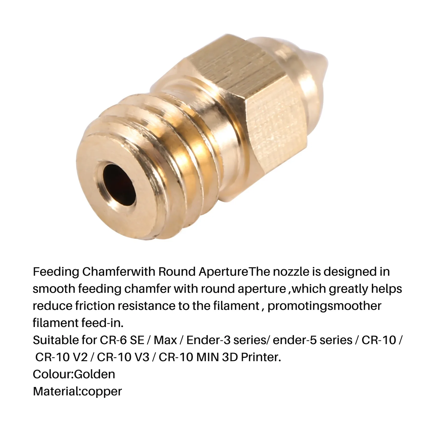Exquisite-CR-6 SE 0,4 мм сопла Hotend для деталей 3D-принтера серии CREALITY CR-10 V2 CR-6 SE Ender-3 Ender-5
Exquisite-CR-6 SE 0,4 мм сопла Hotend для деталей 3D-принтера серии CREALITY CR-10 V2 CR-6 SE Ender-3 Ender-5