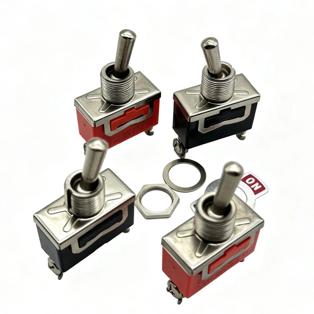 250V 15A For SPST DPDT Toggle Switch 2 Position Latching on-off on-on on-off-on E-TEN1021 1122 1221 1321 Power Button Switch
250V 15A For SPST DPDT Toggle Switch 2 Position Latching on-off on-on on-off-on E-TEN1021 1122 1221 1321 Power Button Switch