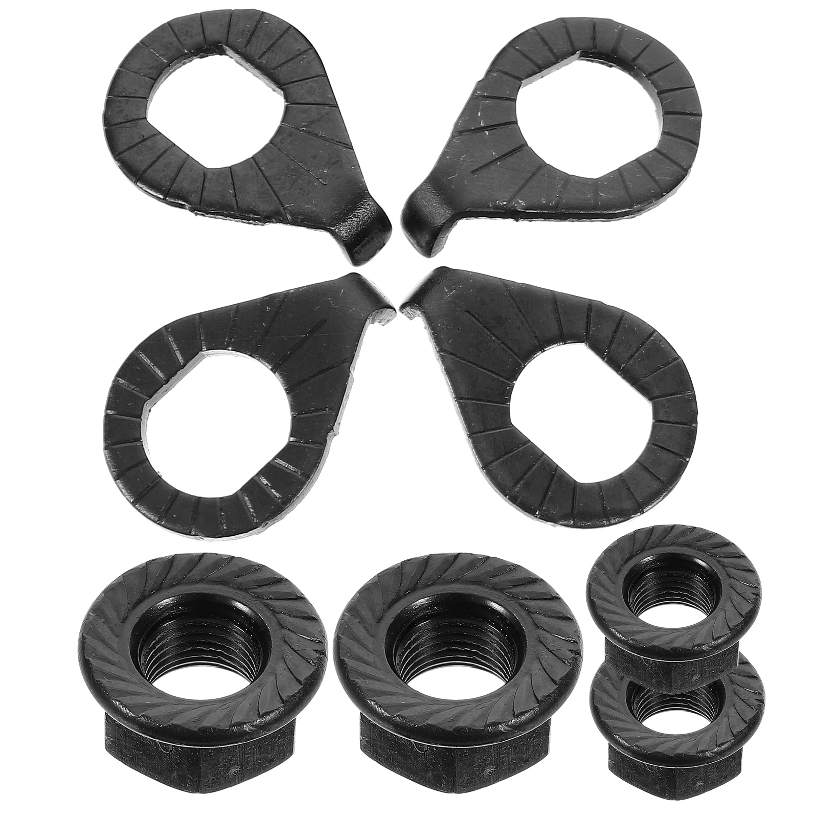 1 set Bicycle Screws M10 Nuts Hooks Anti-slip Caps for Kids Bikes Stable Iron Flange Wheel Axle Fastening Washers Kit Bike 
1 set Bicycle Screws M10 Nuts Hooks Anti-slip Caps for Kids Bikes Stable Iron Flange Wheel Axle Fastening Washers Kit Bike