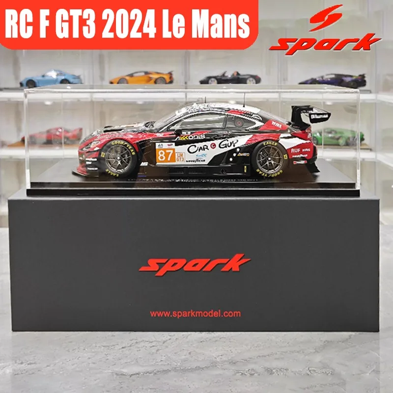 SPARK 1/18 Lexus RC F GT3 2024 Le Mans, игрушка-мотор из сплава, литая под давлением металлическая модель, коллекция рождественских подарков для мальчиков
SPARK 1/18 Lexus RC F GT3 2024 Le Mans, игрушка-мотор из сплава, литая под давлением металлическая модель, коллекция рождественских подарков для мальчиков