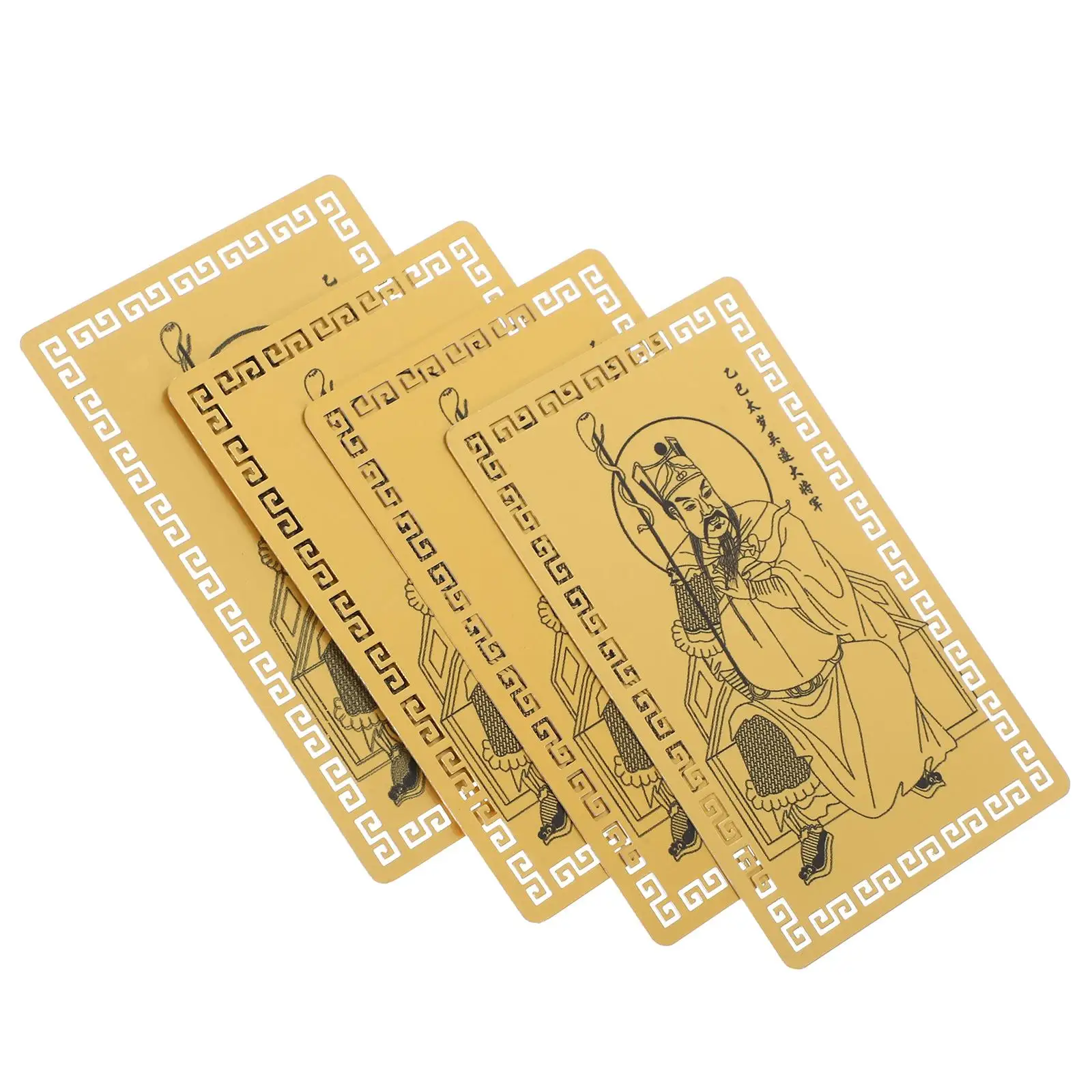 4pcs Tai Sui Gold Card Aluminum Magnesium Alloy Thai Cards Wealth Protection 2025 Snake Year Feng Shui Auspicious Luck
4pcs Tai Sui Gold Card Aluminum Magnesium Alloy Thai Cards Wealth Protection 2025 Snake Year Feng Shui Auspicious Luck