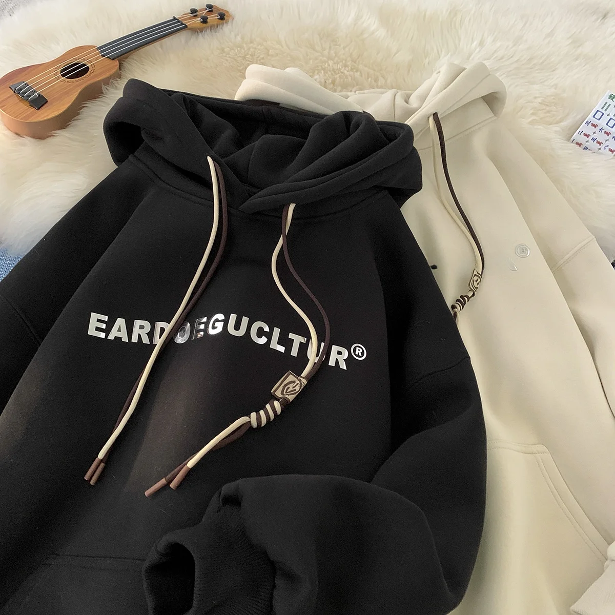 Hooded Sweatshirt Men's Spring Autumn Thickened Warmth Outerwear Casual Loose Top Winter Clothes Fleece Lined Oversize Street...
Hooded Sweatshirt Men's Spring Autumn Thickened Warmth Outerwear Casual Loose Top Winter Clothes Fleece Lined Oversize Street...