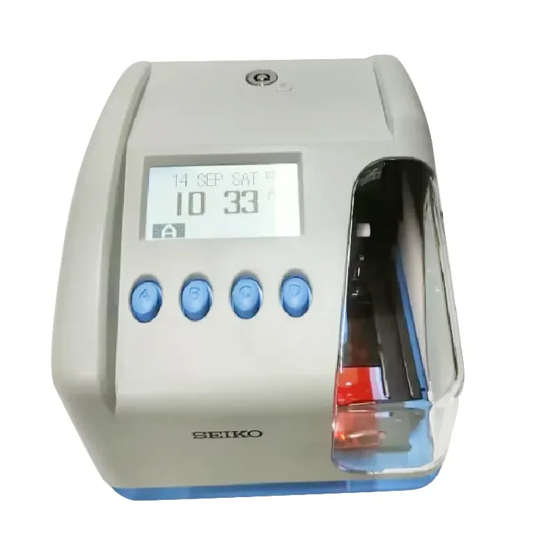 SEIKO TP50 Dual-line Printing Programmable Time Date Numbering Time Recording Electronic Document Date Time Stamping
SEIKO TP50 Dual-line Printing Programmable Time Date Numbering Time Recording Electronic Document Date Time Stamping
