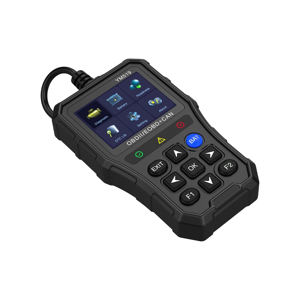 YM519 OBD Автомобильный сканер Автомобильная система Проверка данных двигателя Считыватель кодов Диагностический инструмент
YM519 OBD Автомобильный сканер Автомобильная система Проверка данных двигателя Считыватель кодов Диагностический инструмент