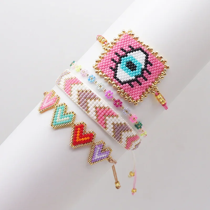 2025 Handmade Bead Earring Originality Design Heart Arrow Flowers Hand Knitting Bohemia Adjustable Fashion Simple Beaded Set
2025 Handmade Bead Earring Originality Design Heart Arrow Flowers Hand Knitting Bohemia Adjustable Fashion Simple Beaded Set