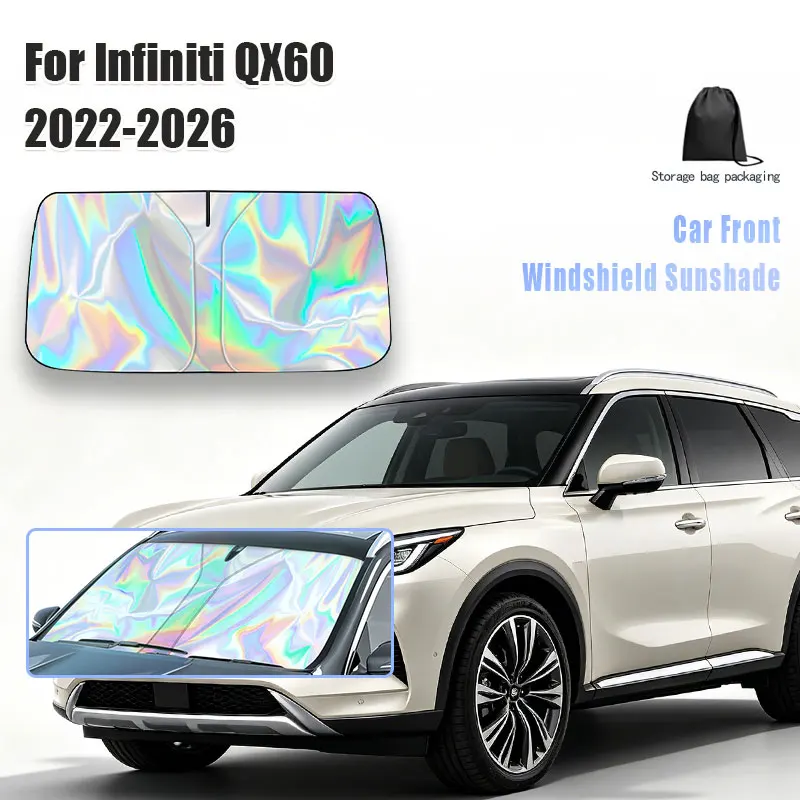 For Infiniti QX60 2022-2026 Car Windshield Sunshade Cover Front Window Sun Shade Visor Auto Interior UV Protection
For Infiniti QX60 2022-2026 Car Windshield Sunshade Cover Front Window Sun Shade Visor Auto Interior UV Protection