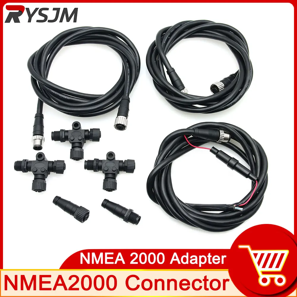 HD NMEA2000 Connector Serial-Data Networking Marine Electronic Devices NMEA 2000 KIT 5PIN NM2K T-type Power Connectors Adapter
HD NMEA2000 Connector Serial-Data Networking Marine Electronic Devices NMEA 2000 KIT 5PIN NM2K T-type Power Connectors Adapter