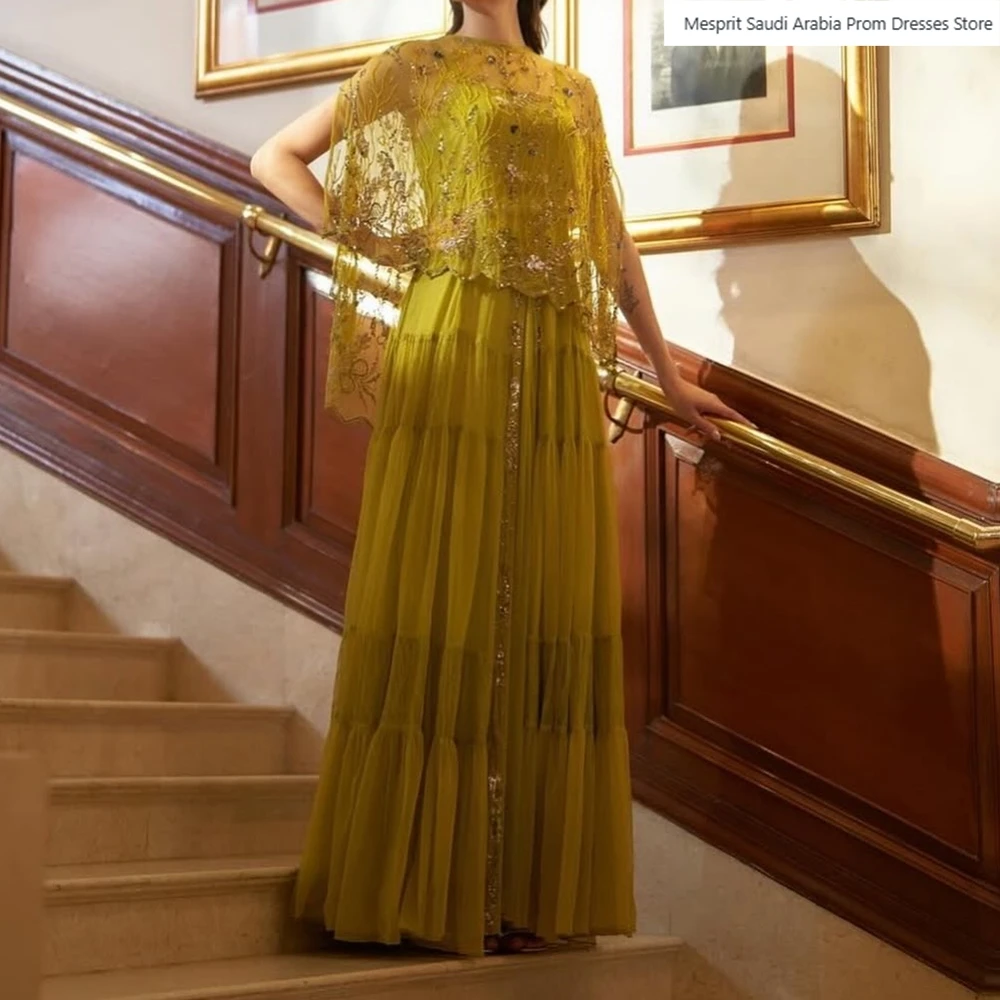 Women's A-line Evening Dresses Floor-length O-neck Sleeveless Prom Gown Fashion Sequined Flowers Stole Draped Customized Dresses
Women's A-line Evening Dresses Floor-length O-neck Sleeveless Prom Gown Fashion Sequined Flowers Stole Draped Customized Dresses