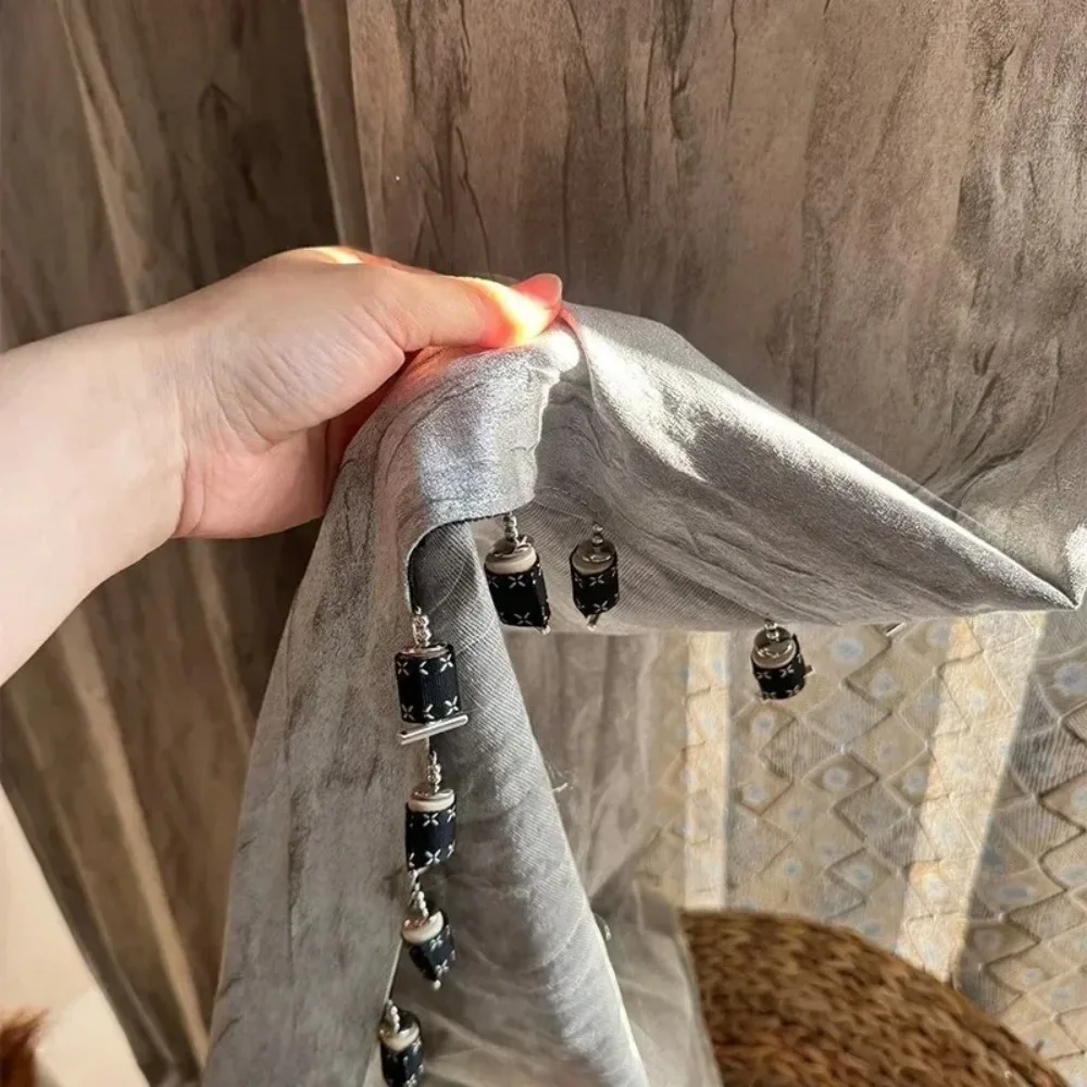 Custom Jacquard Texture Gray Crack Relief Curtains for Bedroom Living Room French Window Villa Balcony Finished
Custom Jacquard Texture Gray Crack Relief Curtains for Bedroom Living Room French Window Villa Balcony Finished