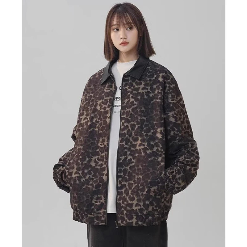 Leopard Graphic Jacket for Women 2024 Autumn Winter Women's Clothing Jacket Women Streetwear Coat Women
Leopard Graphic Jacket for Women 2024 Autumn Winter Women's Clothing Jacket Women Streetwear Coat Women