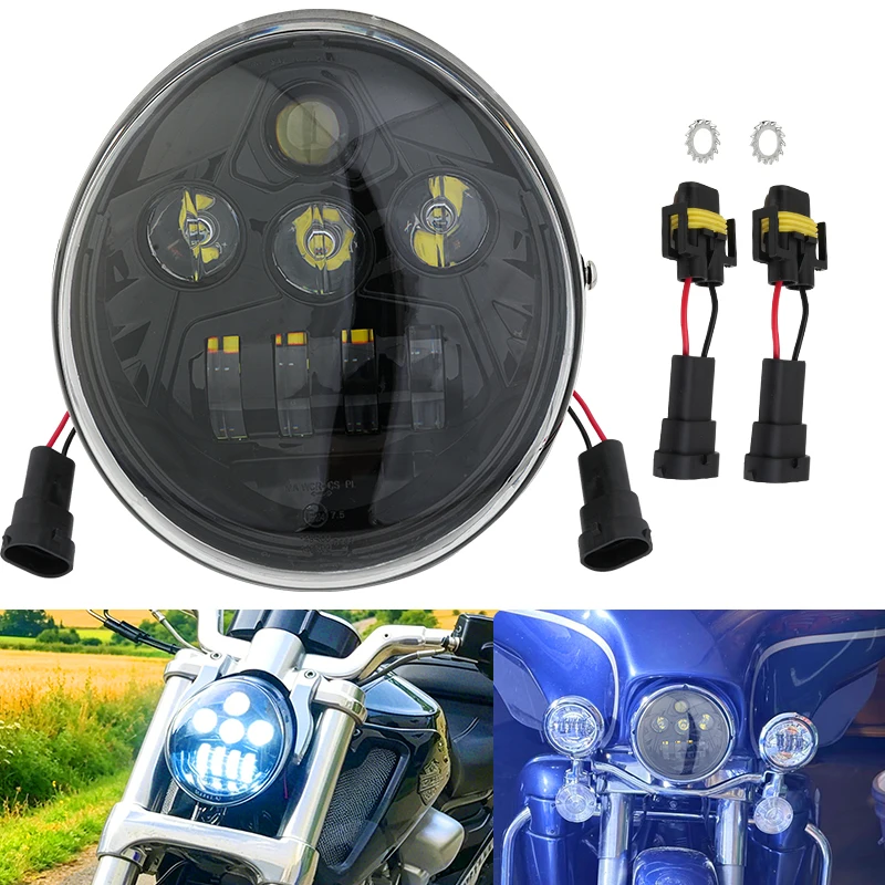 LED Front Headlight HI/Low Beam Motorcycle Headlamp For Harley V-Rod VRSC VRSCF VRSCR 2002-2017
LED Front Headlight HI/Low Beam Motorcycle Headlamp For Harley V-Rod VRSC VRSCF VRSCR 2002-2017