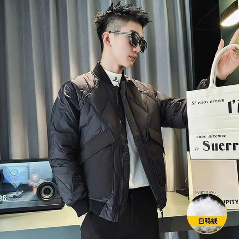 Winter Jacket Men Autumn Coats Fashion Casual Warm Cargo Bomber Jackets Baseball Puffer Jacket High Street Outwear Clothing Top
Winter Jacket Men Autumn Coats Fashion Casual Warm Cargo Bomber Jackets Baseball Puffer Jacket High Street Outwear Clothing Top