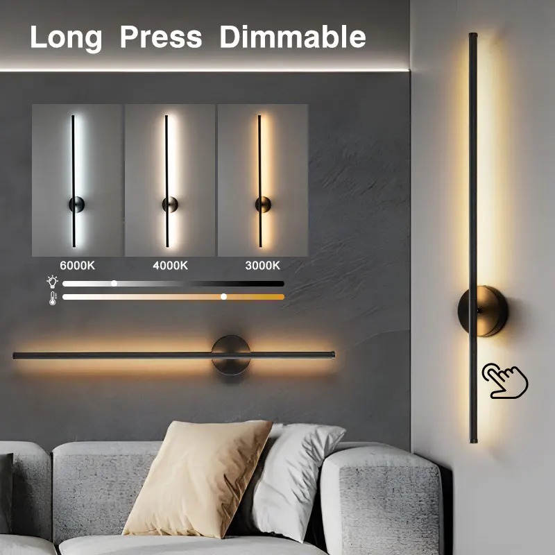 Indoor 360° Rotatable Touch Dimmable LED Wall Lights for Bathroom Bedroom Hardwire 40/55/80/100cm Wall Sconce Wall Lamps Aisle
Indoor 360° Rotatable Touch Dimmable LED Wall Lights for Bathroom Bedroom Hardwire 40/55/80/100cm Wall Sconce Wall Lamps Aisle