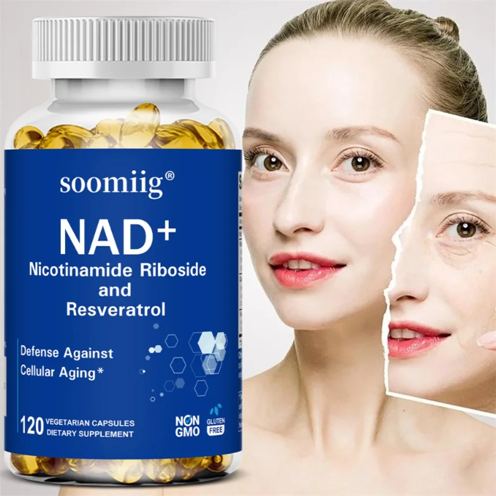 NAD+ Nicotinamide Riboside - Promotes Healthy Aging, Cell Repair and Overall Vitality, Enhances Natural Energy
NAD+ Nicotinamide Riboside - Promotes Healthy Aging, Cell Repair and Overall Vitality, Enhances Natural Energy