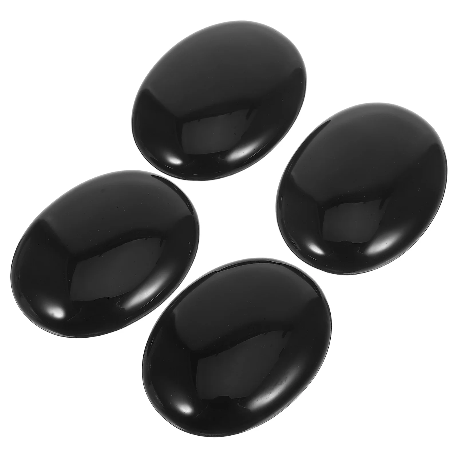 4 Pcs Massage Stone Natural Obsidian Pocket Crystal Black Meditation Palm Therapy Healing Thumb Gemstone Polished Yoga
4 Pcs Massage Stone Natural Obsidian Pocket Crystal Black Meditation Palm Therapy Healing Thumb Gemstone Polished Yoga