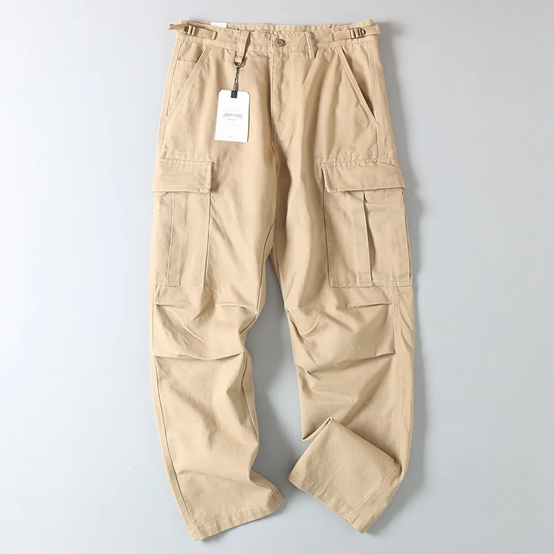 Американские рабочие брюки в стиле ретро, мужские весенне-осенние тяжелые свободные прямые повседневные брюки из чистого хлопка с несколькими карманами
Американские рабочие брюки в стиле ретро, мужские весенне-осенние тяжелые свободные прямые повседневные брюки из чистого хлопка с несколькими карманами