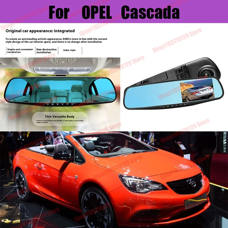 For OPEL Cascada High definition dual lens driving recorder with front and rear dual recording reverse images Car dvr
For OPEL Cascada High definition dual lens driving recorder with front and rear dual recording reverse images Car dvr