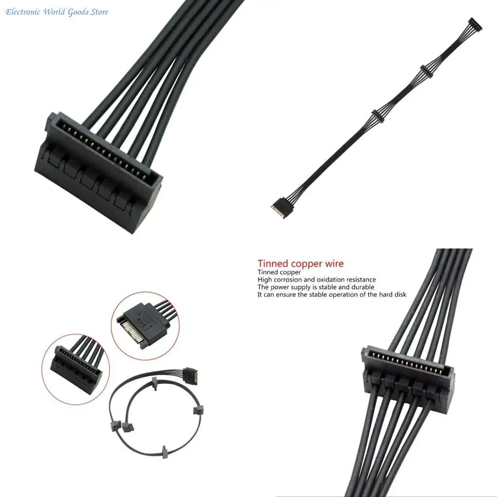 A3PD 1 to 3/4/ 5 15Pin Hard Drive Power Supply Splitter Cable Cord for PC Sever
A3PD 1 to 3/4/ 5 15Pin Hard Drive Power Supply Splitter Cable Cord for PC Sever