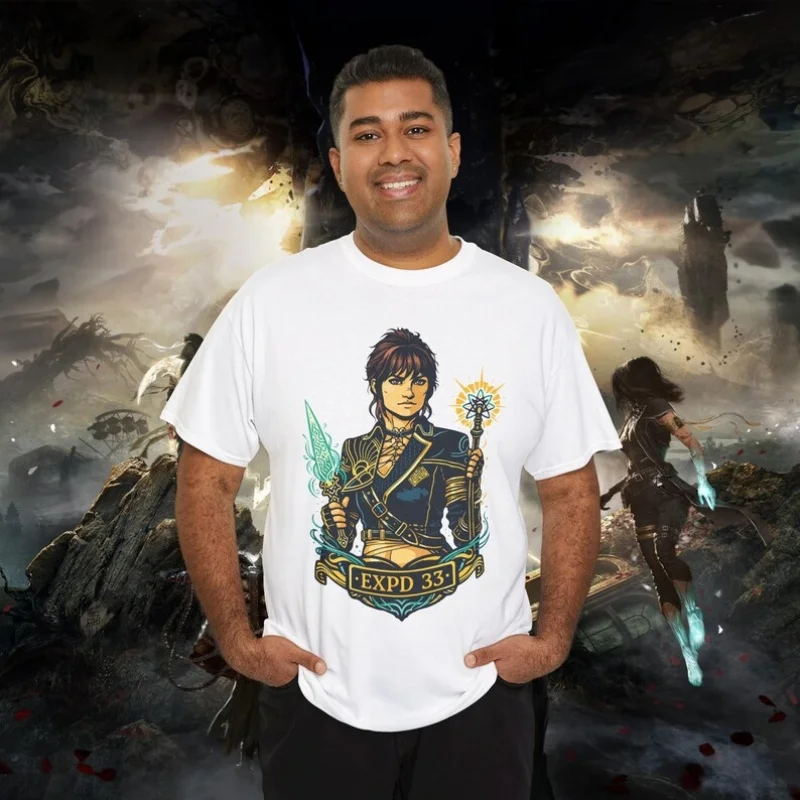 0427 Clair Obscur Expedition 33 Gift for gamer 100% cotton printed tee Short Sleeve Graphic T-Shirt All size tops S-6XL
0427 Clair Obscur Expedition 33 Gift for gamer 100% cotton printed tee Short Sleeve Graphic T-Shirt All size tops S-6XL