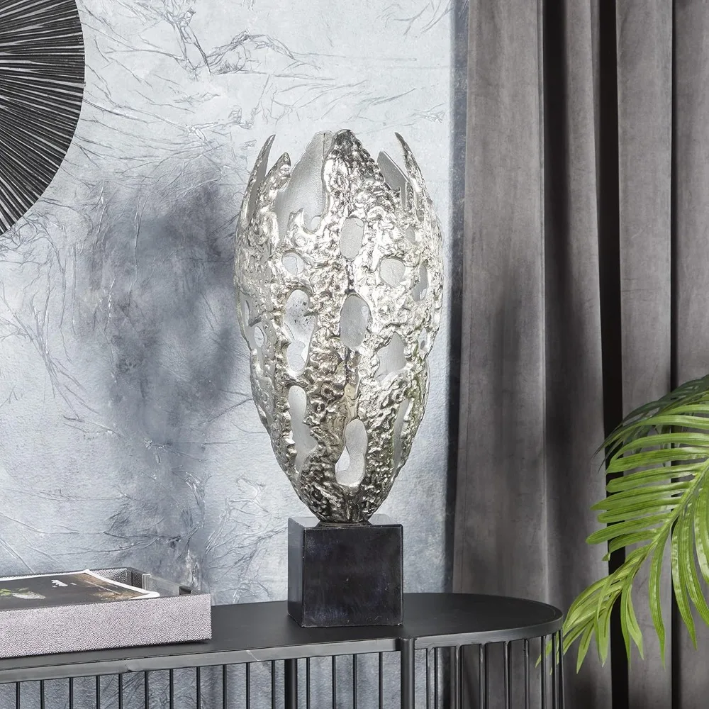 Aluminum Metal Abstract Decorative Sculpture Paper Cuttings Home Decoration Statue, with Black Base,decorative Statue Home Decor
Aluminum Metal Abstract Decorative Sculpture Paper Cuttings Home Decoration Statue, with Black Base,decorative Statue Home Decor