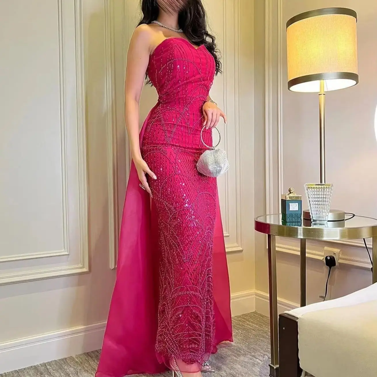 Exquisite Beaded Prom Dresses Strapless Long Elegant Party Evening Formal Dress Fashionable Saudi Arabia Women Gown
Exquisite Beaded Prom Dresses Strapless Long Elegant Party Evening Formal Dress Fashionable Saudi Arabia Women Gown