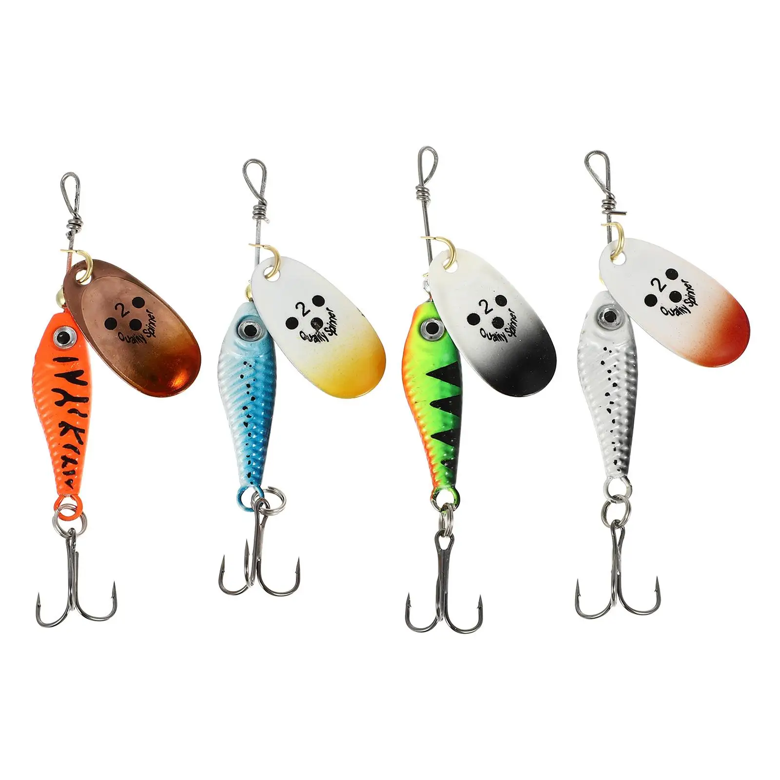 4 Pcs Baits Artificial Fishing Colorful Floating Baits with Rotation Sequins for Fishing Artificial
4 Pcs Baits Artificial Fishing Colorful Floating Baits with Rotation Sequins for Fishing Artificial