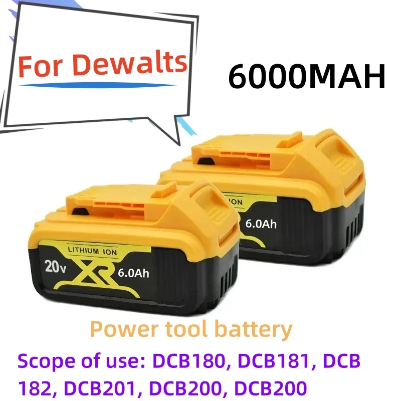 2024Dewalts 20V 6Ah rechargeable replacement battery, DCB184 DCB200 DCB200 DCB182 DCB180 DCB181 DCB182 series power tool battery
2024Dewalts 20V 6Ah rechargeable replacement battery, DCB184 DCB200 DCB200 DCB182 DCB180 DCB181 DCB182 series power tool battery