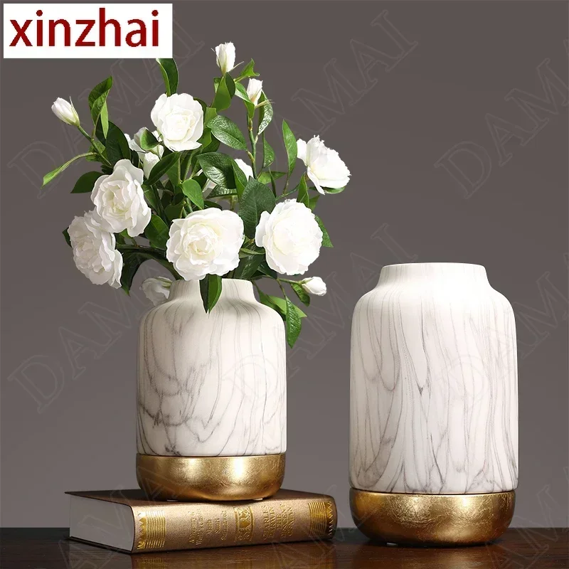 European Ceramic Vases Living Room Modern Decorative Flower Vase TV Cabinet Desktop Dried Flowers Organizer Home Decoration
European Ceramic Vases Living Room Modern Decorative Flower Vase TV Cabinet Desktop Dried Flowers Organizer Home Decoration