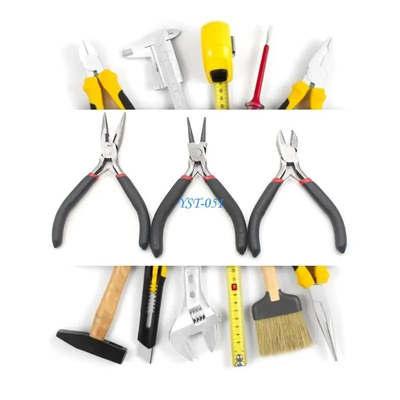 E15A Jewelry Pliers Needle Nose Zinc Alloy Side Cutter Plier Round Nose Pointed Nose
E15A Jewelry Pliers Needle Nose Zinc Alloy Side Cutter Plier Round Nose Pointed Nose