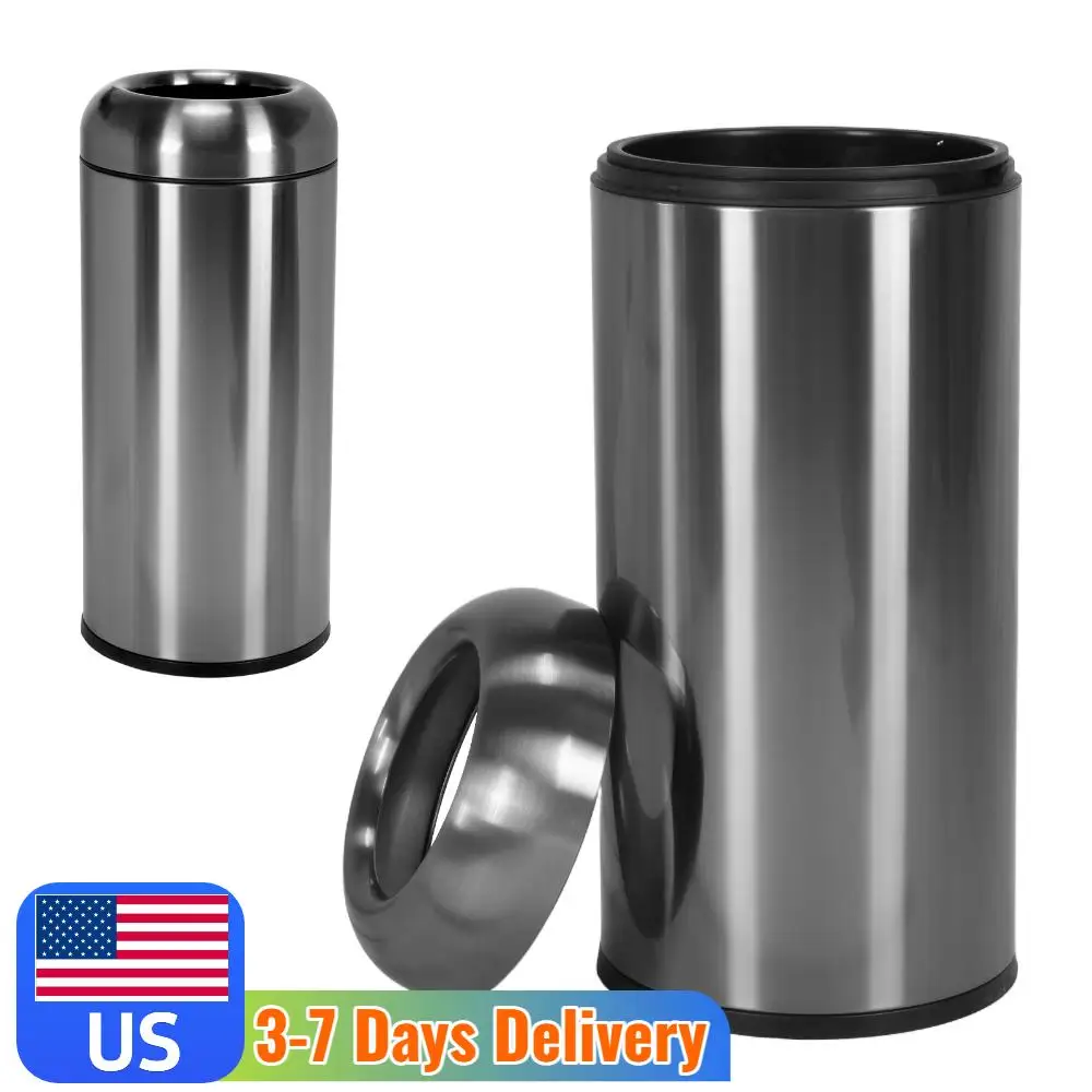 Металлическая урна для мусора объемом 16 галлонов, высокая, коммерческая, круглая, с открытым верхом, для дома и улицы
Металлическая урна для мусора объемом 16 галлонов, высокая, коммерческая, круглая, с открытым верхом, для дома и улицы