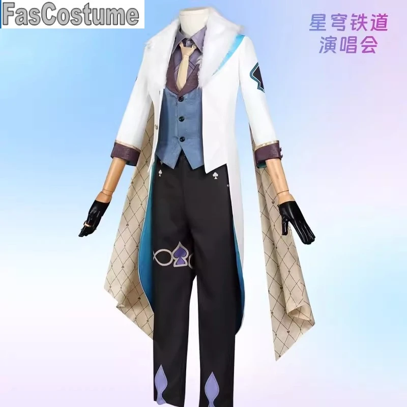 Honkai: Star Rail, авантюрин, концертный игровой костюм, красивая униформа, карнавальный костюм, наряд для ролевых игр на Хэллоуин, мужской костюм
Honkai: Star Rail, авантюрин, концертный игровой костюм, красивая униформа, карнавальный костюм, наряд для ролевых игр на Хэллоуин, мужской костюм