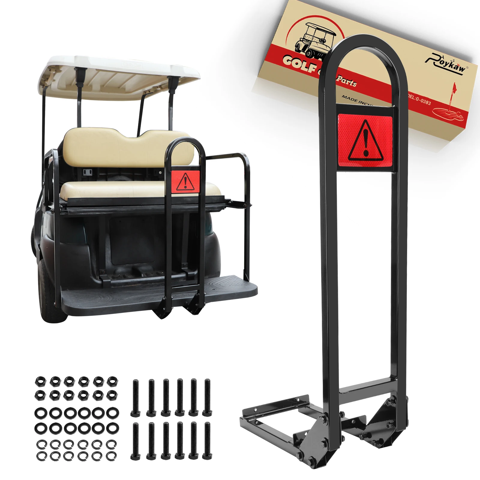 Roykaw Golf Cart No-Drilling Rear Seat Safety Grab Bar Fit for EZGO, Club Car, Yamaha, Golf Handrail Bar for Rear Seat Passenger
Roykaw Golf Cart No-Drilling Rear Seat Safety Grab Bar Fit for EZGO, Club Car, Yamaha, Golf Handrail Bar for Rear Seat Passenger