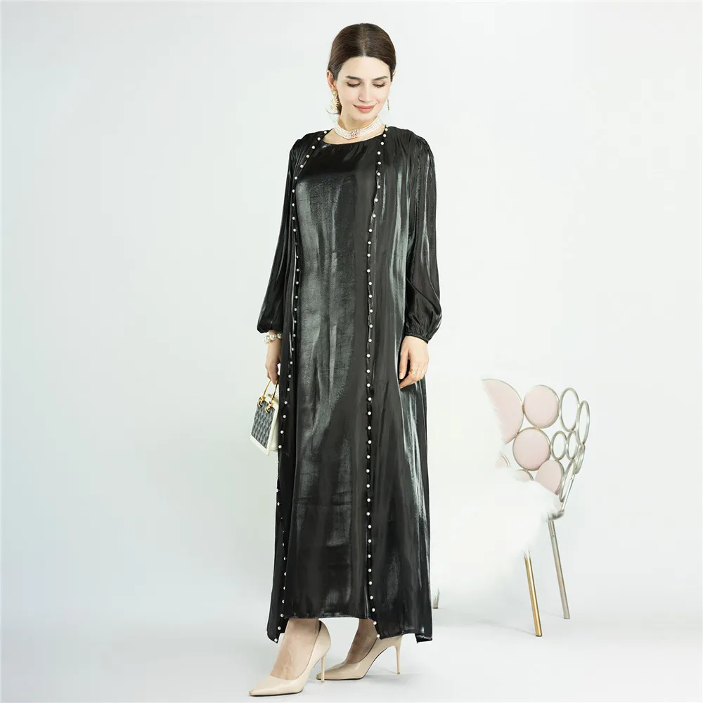 2 Piece Set Beads Open Abaya Sleeveless Dress Eid Ramadan Muslim Women Kimono Cardigan Kaftan Jalabiya Dubai Turkey Robe Outfits
2 Piece Set Beads Open Abaya Sleeveless Dress Eid Ramadan Muslim Women Kimono Cardigan Kaftan Jalabiya Dubai Turkey Robe Outfits
