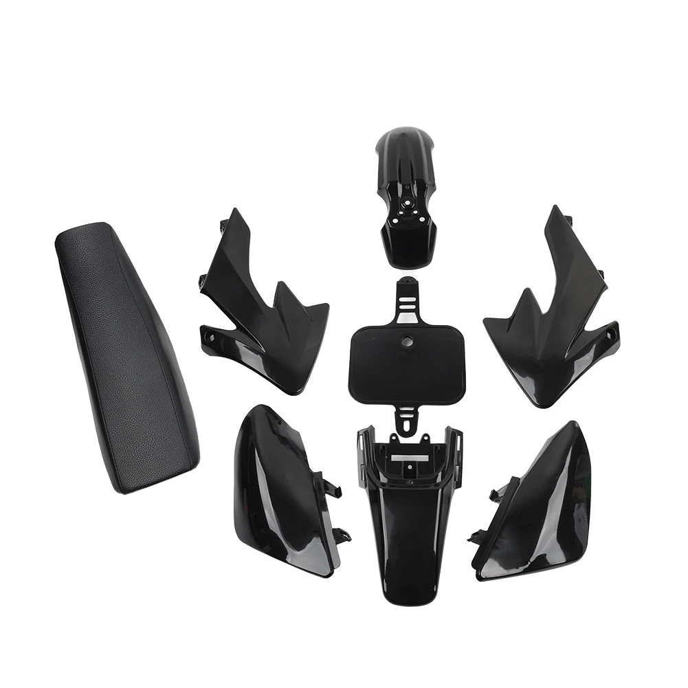 8Pcs/Set Black Motorbike Body Work Fairing Mudguard Cover Kits & Seat For XR50 CRF50 Dirt Pit Bike
8Pcs/Set Black Motorbike Body Work Fairing Mudguard Cover Kits & Seat For XR50 CRF50 Dirt Pit Bike