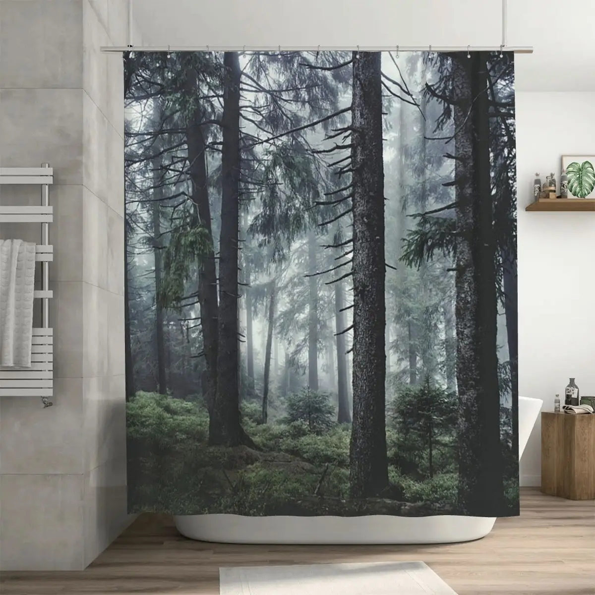 Водонепроницаемая занавеска для душа Path Vibes Wild Romantic Misty Retro Fall Wilderness Fairytale Forest с крючками
Водонепроницаемая занавеска для душа Path Vibes Wild Romantic Misty Retro Fall Wilderness Fairytale Forest с крючками