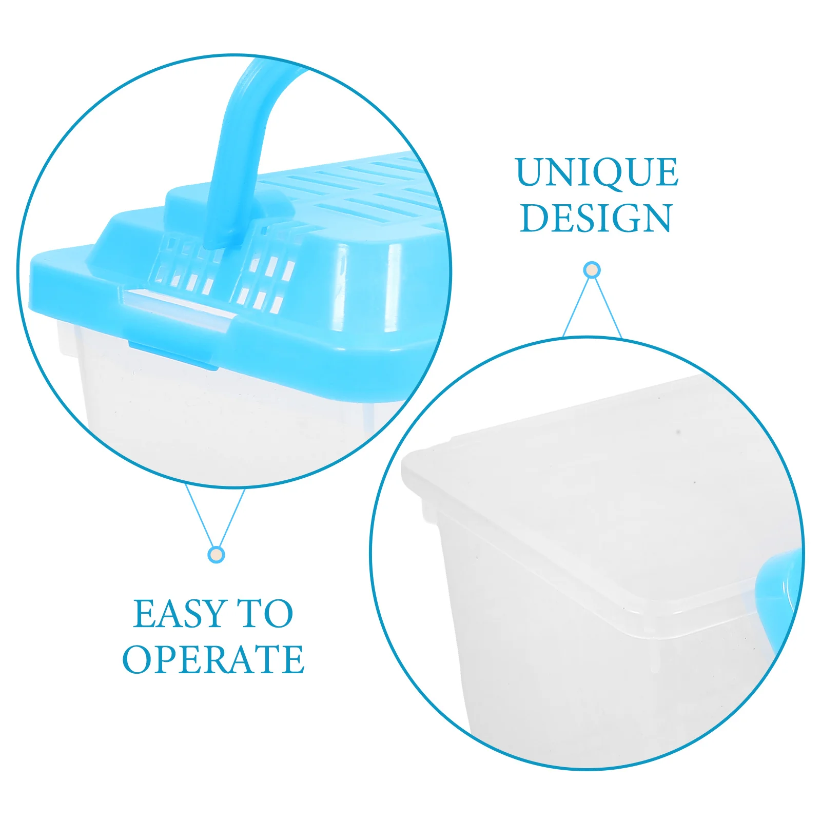 Lightweight Portable Fish Tank Transparent Reptile Habitat Goldfish Turtle Feeding Container Tortoise Living Tank Handheld
Lightweight Portable Fish Tank Transparent Reptile Habitat Goldfish Turtle Feeding Container Tortoise Living Tank Handheld