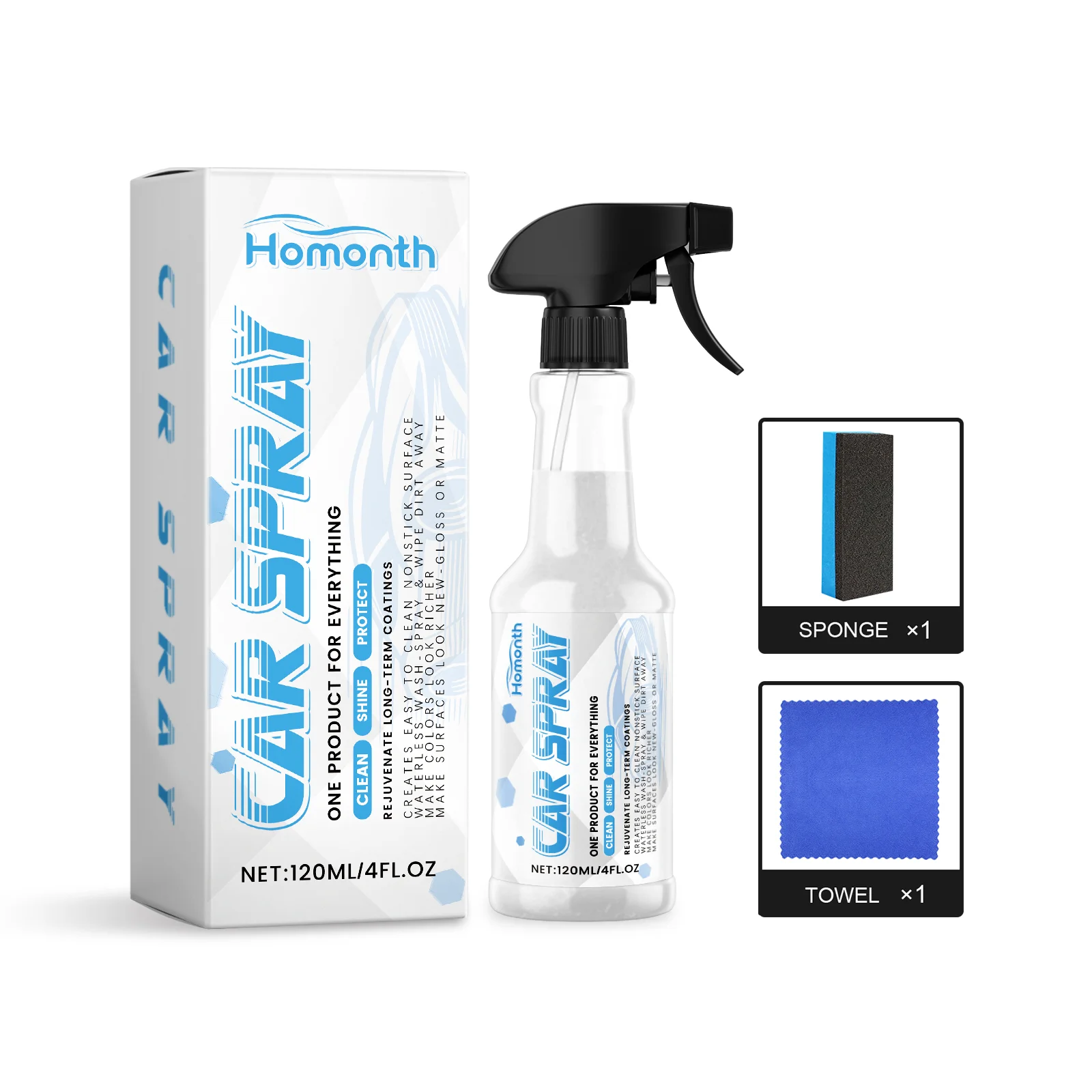 Multifunctional Coating Spray Set, Automotive Paint Surface Protection Coating Long-Lasting Gloss Protection
Multifunctional Coating Spray Set, Automotive Paint Surface Protection Coating Long-Lasting Gloss Protection