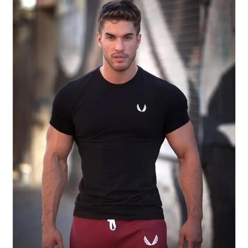 Muscle Summer Fitness Short-sleeved Men's Sports Running Breathable Brother Training Wear Thin Round-neck Top T-shirt
Muscle Summer Fitness Short-sleeved Men's Sports Running Breathable Brother Training Wear Thin Round-neck Top T-shirt