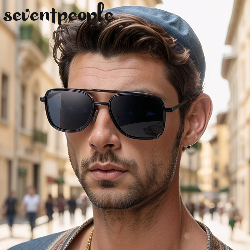 Vintage Steampunk Pilot Square Sunglasses Men 2025 Luxury Brand Trendy Metal Frame Driving Sunglass For Male UV400 Punk Shades
Vintage Steampunk Pilot Square Sunglasses Men 2025 Luxury Brand Trendy Metal Frame Driving Sunglass For Male UV400 Punk Shades