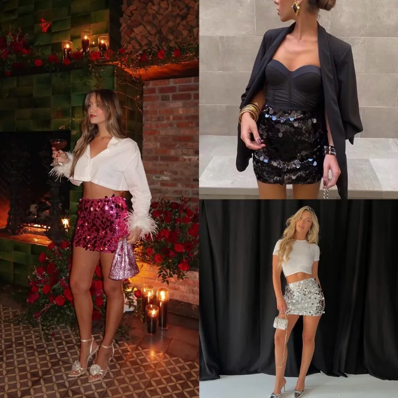 Women's Spring New Product Temperament Light Mature Fashion Holiday Sequin Mini Wrap Hip Skirt
Women's Spring New Product Temperament Light Mature Fashion Holiday Sequin Mini Wrap Hip Skirt