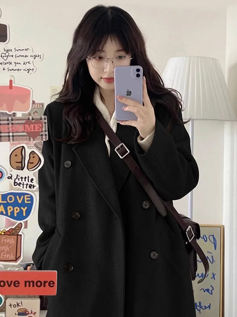 Двустороннее шерстяное пальто Hebe Sle, удлиненное, выше колена, женское, средней длины, в корейском стиле, для повседневной носки, осень-зима, новинка...
Двустороннее шерстяное пальто Hebe Sle, удлиненное, выше колена, женское, средней длины, в корейском стиле, для повседневной носки, осень-зима, новинка...