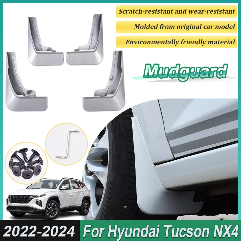 Аксессуары для Hyundai Tucson 2022 NX4 2023 2024, 4 шт., переднее крыло, брызговик, задние брызговики, крылья, колеса, автомобильные аксессуары
Аксессуары для Hyundai Tucson 2022 NX4 2023 2024, 4 шт., переднее крыло, брызговик, задние брызговики, крылья, колеса, автомобильные аксессуары