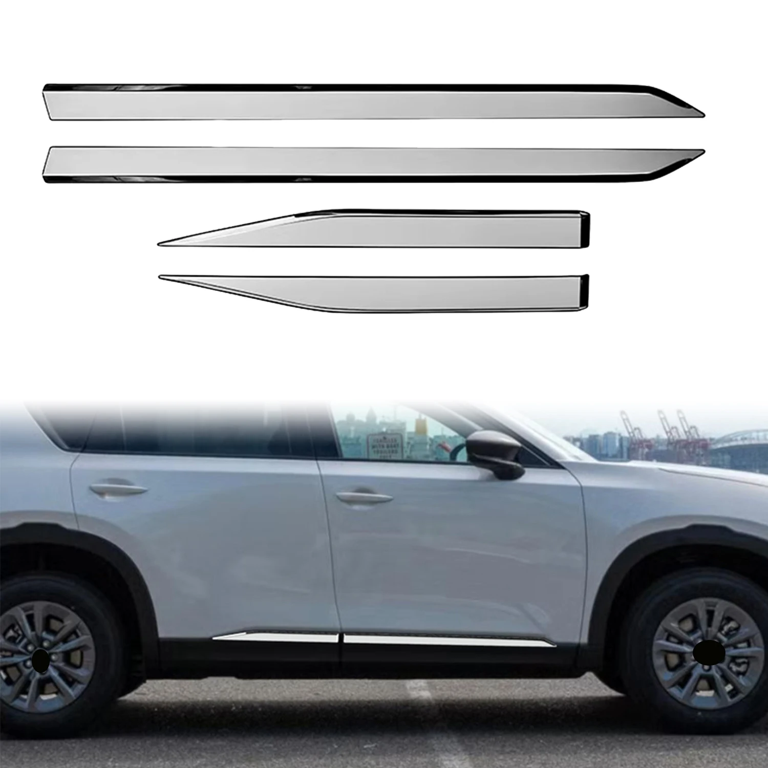 For Mazda CX-5 CX5 2026 2027 Chrome Exterior Side Door Body Molding Strips Decor Cover Trim Stainless Steel 4pcs
For Mazda CX-5 CX5 2026 2027 Chrome Exterior Side Door Body Molding Strips Decor Cover Trim Stainless Steel 4pcs