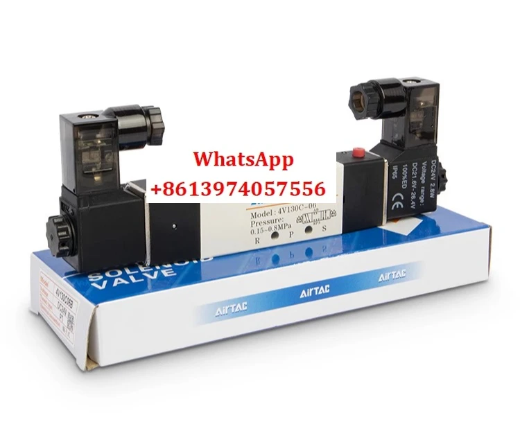 Double headed three position five way sealed solenoid valve 4V130C/230C/330C/430C06-08-10-15
Double headed three position five way sealed solenoid valve 4V130C/230C/330C/430C06-08-10-15