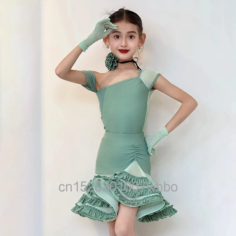 Latin Dance Costume for Girls, 2026 Spring and Summer New High-end Latin Children's Training Costume, Children's Performance Cos
Latin Dance Costume for Girls, 2026 Spring and Summer New High-end Latin Children's Training Costume, Children's Performance Cos